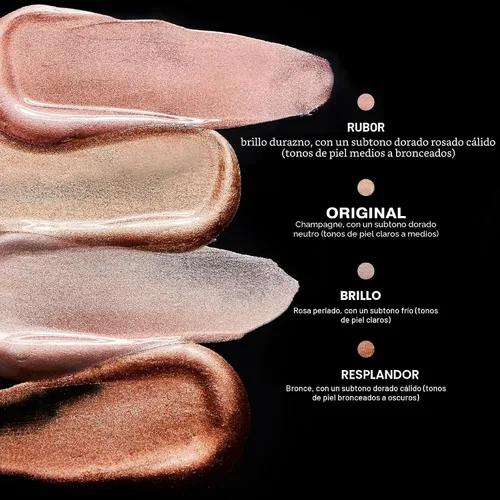 Vista 5 de ICONIC LONDON Iluminador Gotas líquidas de resaltado para un brillo radiante, sin crueldad, maquillaje vegano Shine