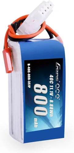 Gens ace 3S 800mAh 11.1V 40C LiPo Batería con JST Plug para 200 250 Heli 31.496 in Warbirds Eflite Blade CP CP Pro Helicóptero Comparar con E-flite