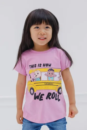 Vista 2 de CoComelon JJ Cody Nina - Paquete de 2 camisetas para bebés y niños pequeños