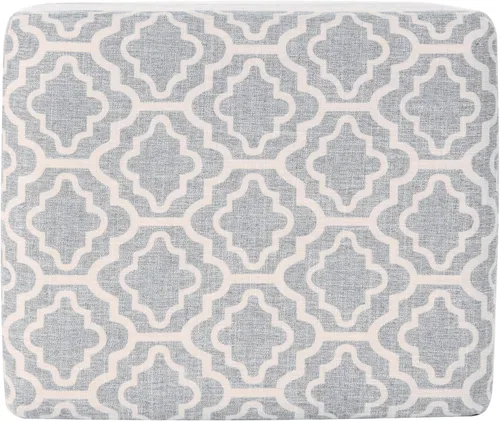 Vista 116 de HomePop Decoración para el hogar K7646-A877 Otomana tapizada moderna rectangular de almacenamiento Otomana con tapa con bisagras