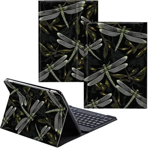 Vista 10 de Para Samsung Galaxy Tab S6 Lite Funda 2022/2020 Teclado Inalámbrico Desmontable Y Cubierta De Soporte De Cuero PU Funda Protectora Para Samsung