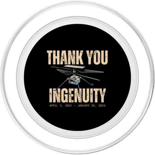 Vista 2 de Thank You Mars Helicopter Ingenuity PopSockets MagSafe PopGrip for iPhone