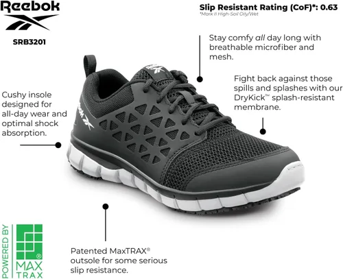 Vista 7 de Reebok Zapatos para trabajo industrial y de construcción Sublite Cushion para hombre