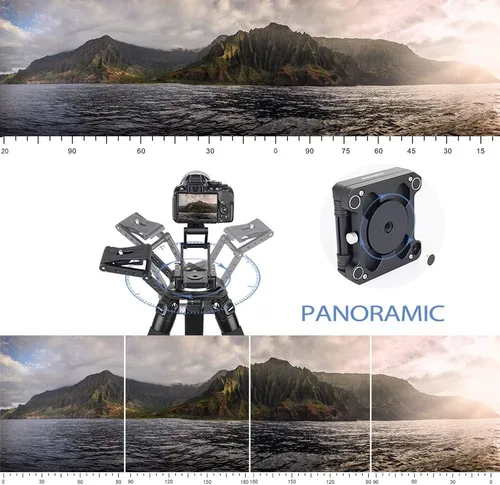 Vista 4 de Z-Flex - Cabezal de trípode inclinable, INNOREL MH5, aleación de aluminio CNC, todo metal, flexible, plegable, Z Pan de rotación horizontal de 360°