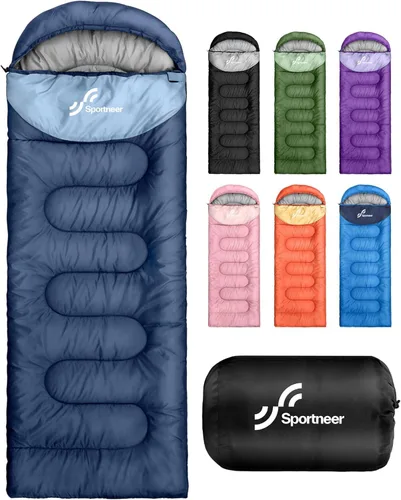 Vista 20 de Sportneer Sleeping Bag for Adults & Kids, Cold Weather & Warm Waterproof Camping Sleeping Bag, Compact Portable for Camping Hiking & Travel