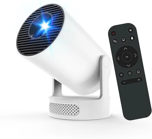 Mini proyector con WiFi y Bluetooth, compatible con proyector portátil 1080P 4K, proyectores inteligentes Android 14 HY300 Ultra, corrección