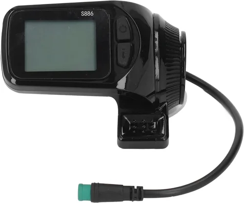 Medidor de pantalla LCD eléctrico, 24 V, 36 V, 48 V, 60 V, pantalla LCD para scooter eléctrico, baja tasa de fallas, computadora con velocímetro