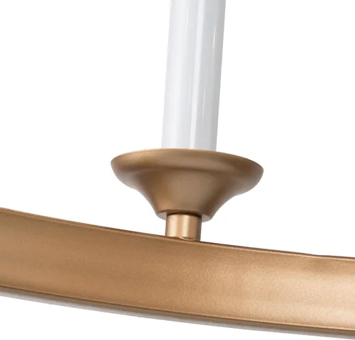 Vista 7 de Uolfin Candelabro de rueda de carro, moderno, grande, de 26.5 pulgadas, con 6 candelabros blancos para cocina, sala de estar y dormitorio