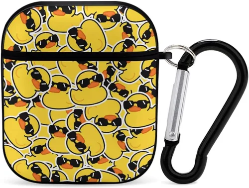 Vista 18 de Funda para Apple AirPod 2 y 1 TPU suave compatible con AirPod 2 y 7 con diseño de bandera estadounidense Pattern1081