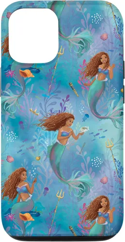 Vista 28 de Funda para iPhone 16 Disney La Sirenita Ariel Under the Sea Scenes