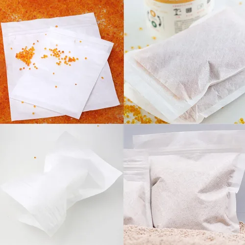 Vista 5 de Wisesorb Desecante de cloruro de calcio de 7 libras, deshumidificadores desecantes reutilizables, desecante absorbente de humedad con 20 bolsas