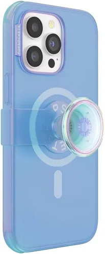 Vista 7 de PopSockets Funda para iPhone 14 Pro con Agarre Telefónico y Deslizador Compatible con MagSafe, Funda para iPhone 14 Pro, Carga Inalámbrica