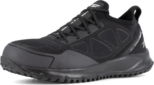 Vista 5 de Mens All Terrain Electrical Steel Toe Work Safety Shoes Casual - Black