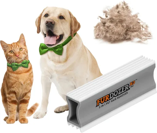 Vista 13 de FurDozer - Removedor de pelo de mascotas y herramientas de detallado automático, removedor de pelo de gatos y perros para alfombras, interiores