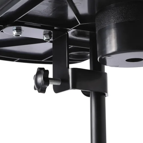 Vista 5 de Soporte de micrófono de plástico para escenario, concierto, actuación, accesorio de guitarra vocal con soporte para bebidas y soporte para micrófono