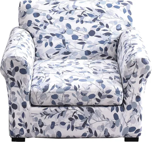 Vista 98 de Fundas elásticas para sofá de 1/2/3 cojines, funda estampada con fundas de cojín de asiento separadas, fundas de sofá lavables, protector de muebles