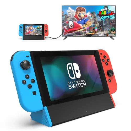 SIWIQU TV Dock Station for Nintendo Switch Switch OLED, Portable TV Docking Station Replacement with 4K HDMI AdapterType C PortUSB Port for