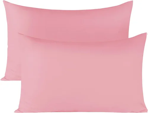 Vista 57 de BEDSUM Juego de 2 fundas de almohada de microfibra estándar suaves, resistentes a las arrugas y de fácil cuidado con cierre de sobre para niños, 20