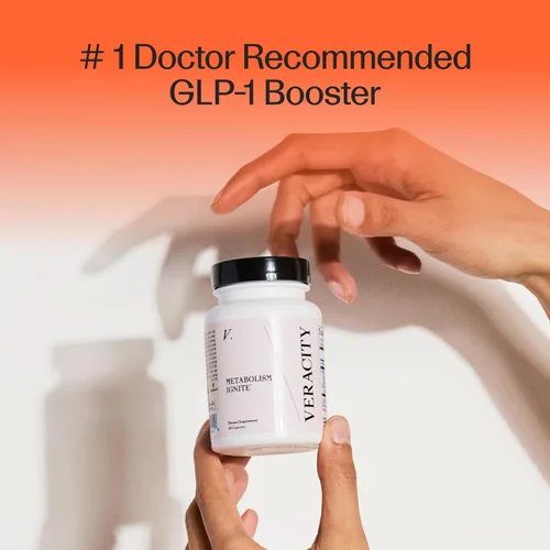 Vista 5 de Veracity Metabolism Ignite - Aumenta el GLP-1 para reducir el apetito y las ansias para una pérdida de peso clínicamente probada - Suplemento