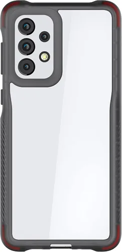 Vista 45 de Ghostek COVERT - Funda rosa para Galaxy Z Flip 4 para mujeres y niñas, protección completa de bisagra y parte trasera transparente, duradera
