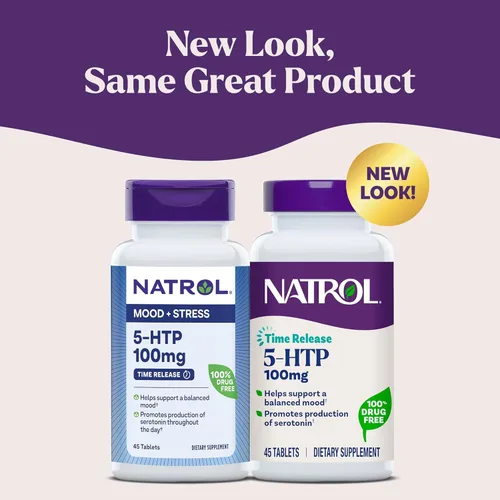 Vista 2 de Natrol 5-HTP Time Release Píldoras, 5228, 1, 1