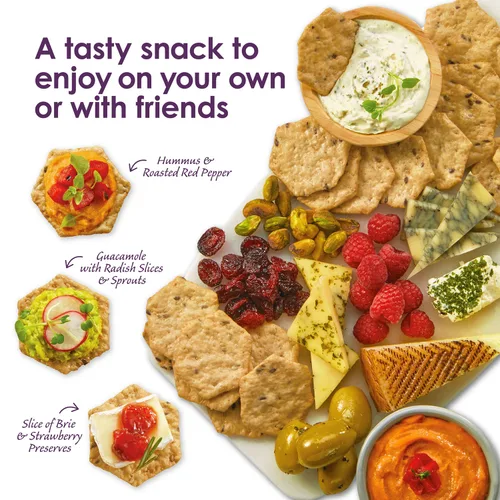 Vista 8 de Crunchmaster Ajo tostado sin gluten de múltiples semillas, bolsas de 4 onzas (paquete de 12)