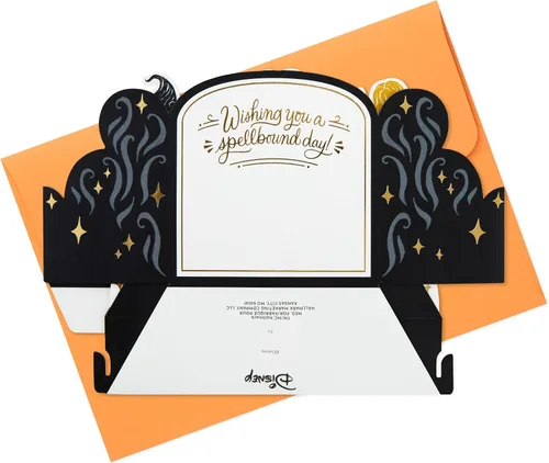 Vista 7 de Hallmark Disney Hocus Pocus - Tarjeta de cumpleaños de Halloween (Sanderson Sisters)