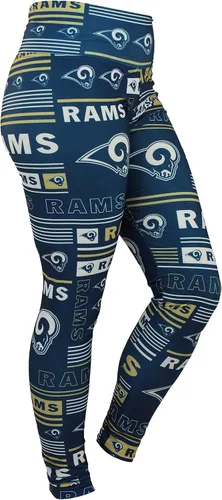 Vista 137 de Zubaz NFL Mallas para mujer de longitud completa de cintura alta básica 1.0