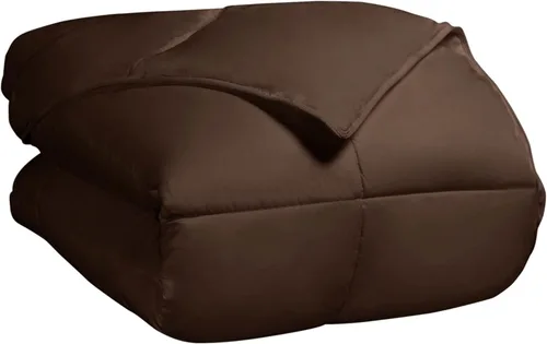 Vista 65 de Edredón clásico para todas las temporadas Down Alternative construcción deflector, king, color azul aster, azul (Aster Blue), King