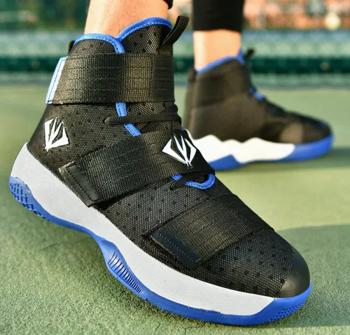 Vista 7 de Zapatillas de deporte altas de moda unisex para correr, tenis y baloncesto