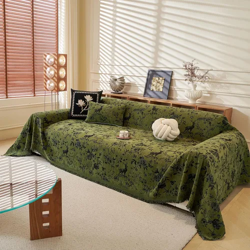 Vista 37 de ROOMLIFE Leopard Couch Cover Boho Sofa Covers for 3 Cushion Couch Washable, Furniture Protector Sofa Couch Cover for Dogs, Soft Breathable Sofa