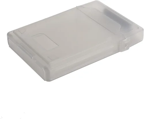 Vista 9 de Caja protectora de disco duro, 2.5 pulgadas HDD/SSD a prueba de golpes, antiestática, a prueba de polvo, transparente, verde, rojo, azul, blanco