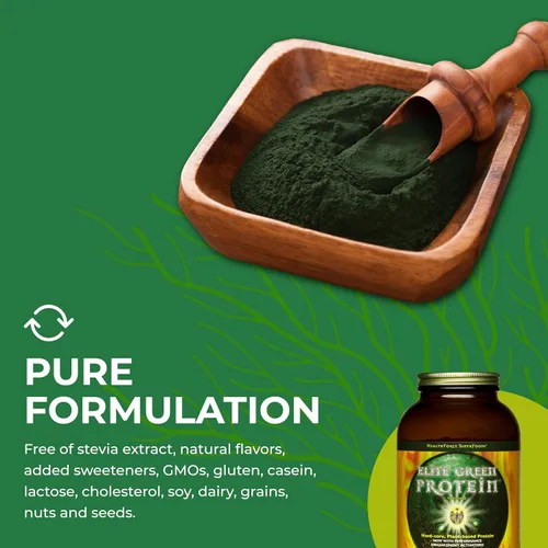 Vista 6 de HealthForce SuperFoods Elite Green Protein Elite Mesquite 17.64 oz en polvo