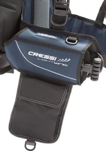 Vista 5 de Cressi Inflación de espalda ligera para viajes BCD para buceo - Lightwing : fabricado en Europa