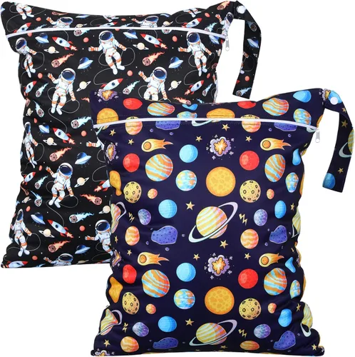 Vista 10 de Shappy 2 piezas de bolsa grande de lavandería para viajes, lavable, impermeable, para ropa sucia húmeda y seca, para baño y ejercicio (negro sólido)