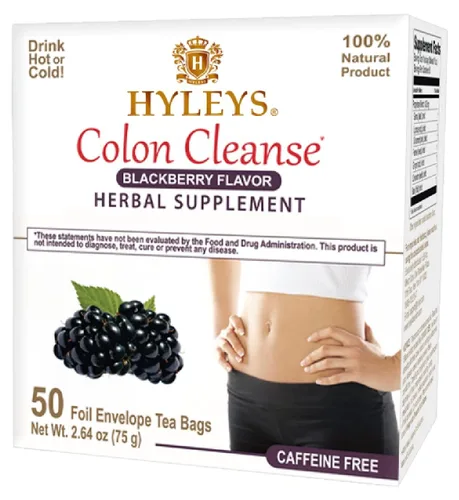 Vista 18 de Hyleys Colon Cleanse Tea sabor a bayas de Goji (paquete de 6 – 150 bolsas de té en total)