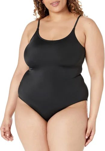 Vista 5 de Tienda Essentials Bañador de una pieza con tirantes finos para mujer