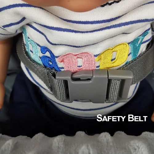 Vista 5 de RHYDEER Funda para carrito de compras para bebés - Cubierta para silla alta, diseño de punto de visón punteado, diseño multi en 1, protección