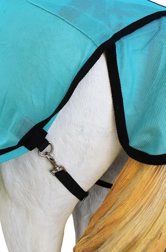 Vista 4 de CHALLENGER 84" Caballo Malla Verano FlySheet Spring Airflow Turquesa 7301