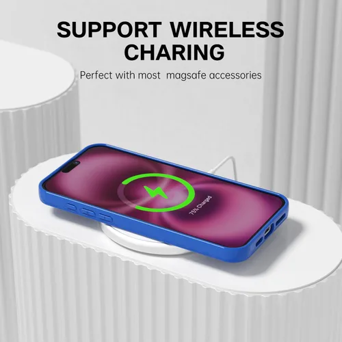 Vista 475 de Svanove para iPhone 7 Plus/ 8 Plus, funda de silicona, de goma suave brillante y gel de jey lindo, funda protectora de plástico simple y lisa