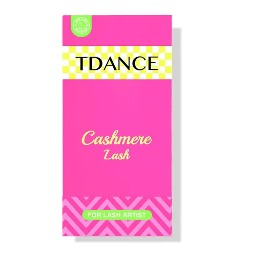 Vista 2 de TDANCE Extensiones de Pestañas de Cachemira Negro Súper Mate Extensiones de Pestañas de Volumen 0.03mm de Grosor Rizo B Extensiones de Pestañas