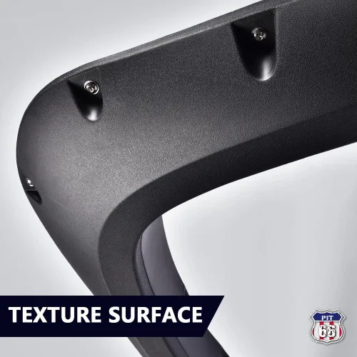 Vista 8 de PIT66 Guardabarros, compatibles con Ford F150 2004-2008 (no para Heritage), juego de 4 bengalas de ruedas estilo texturizado remachadas de bolsillo