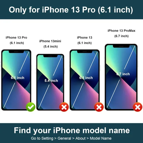 Vista 2 de Folosu Funda compatible con iPhone 13 Pro con soporte para tarjetas, rotación de 360°, soporte de anillo de dedo con función atril, protección RFID