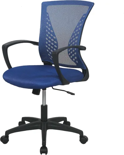 Vista 12 de PayLessHere Silla ergonómica de malla para juegos de oficina, sillas de escritorio ajustables con ruedas giratorias de 360 grados, reposabrazos Negro