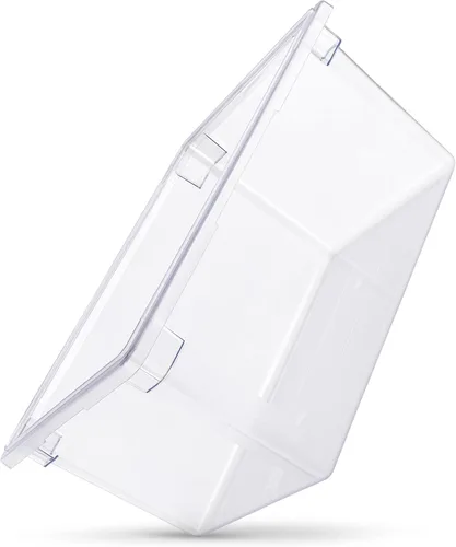 Vista 7 de Winco Caja de almacenamiento de alimentos de policarbonato, 12 x 18 x 3-1/2 pulgadas