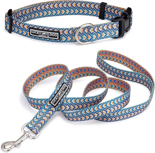 Vista 43 de Lucky Love Dog Collar para cachorros y perros pequeños lindo suave – Bailey Collar Bailey solamente
