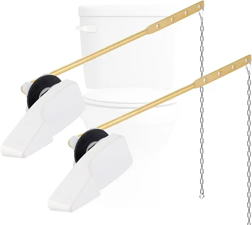 Vista 16 de Hygie Rinse Kit de reemplazo universal de mango de inodoro de metal de montaje frontal compatible con American Standard/Mansfield/Gerber/TOTO, Cromo