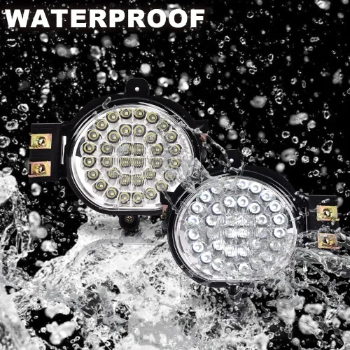 Vista 3 de G-PLUS Lámpara LED antiniebla compatible con Dodge Ram 2002-2009, lámparas antiniebla de conducción superbrillantes con interruptor de conductor