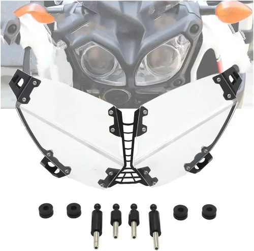 Vista 5 de Protector de parrilla de faros delanteros para XT1200Z para Super T & enere para XTZ1200 para XTZ 1200 1200Z 2010-2014 2015 2016 2017 2018 2019