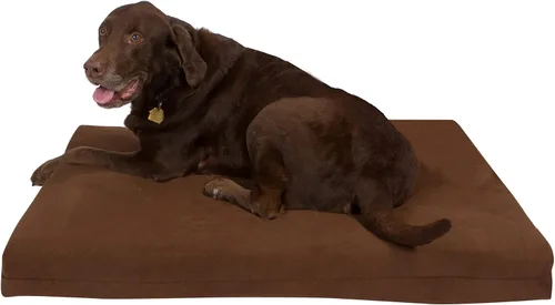 Vista 11 de Cama para perro de espuma ortopédica lavable con memoria de Pet Support Systems, mediana, 34 pulgadas x 22 pulgadas x 4 pulgadas, azul denim